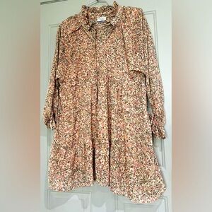 Dress forum size med floral print like new